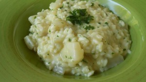 risotto-topinambur